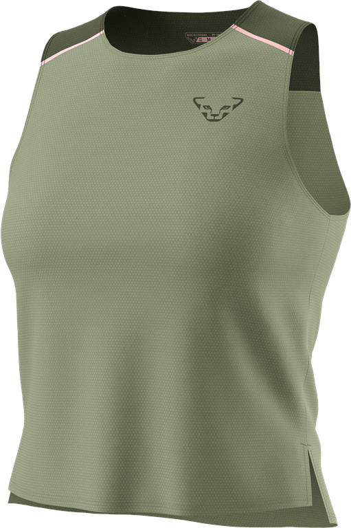 Tílko Dynafit Sky Crop Top W sage 2025 Barva: zelená, Velikost: M