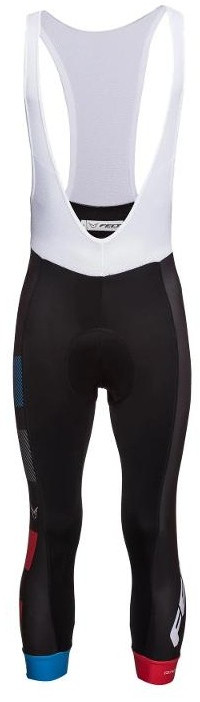 Kalhoty s laclem Felt FRD 3/4 Bib Tights Barva: černá / bílá, Velikost: S