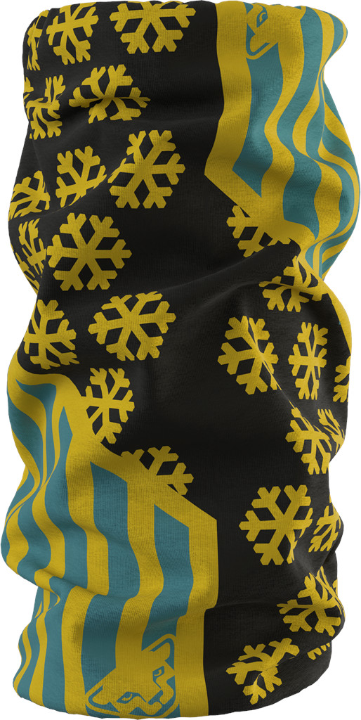 Nákrčník Dynafit Logo Neck Gaiter atlantic 2025 Barva: modrá / zlatá / černá, Velikost: UNI