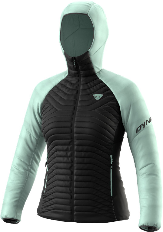 Bunda Dynafit Speed Insulation Hooded W jadelite 24/25 Barva: černá / mintová, Velikost: M