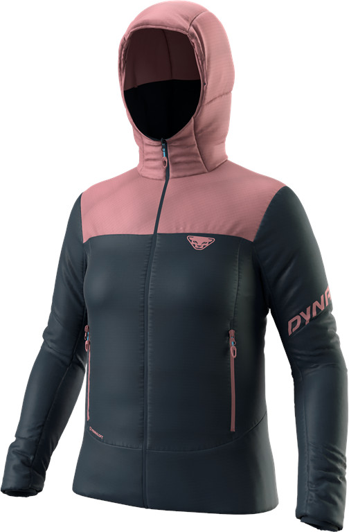 Bunda Dynafit Radical PRL Hood W blueberry mokarosa 24/25 Barva: starorůžová / modrá, Velikost: S