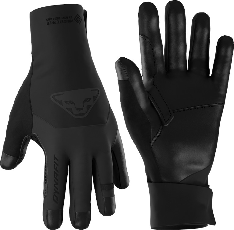 Rukavice Dynafit Ridge Windstopper black out 25/26 Barva: černá, Velikost: XS