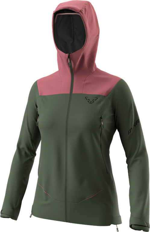 Bunda Dynafit Ridge GTX W dark rose 24/25 Barva: zelená / vínová, Velikost: M