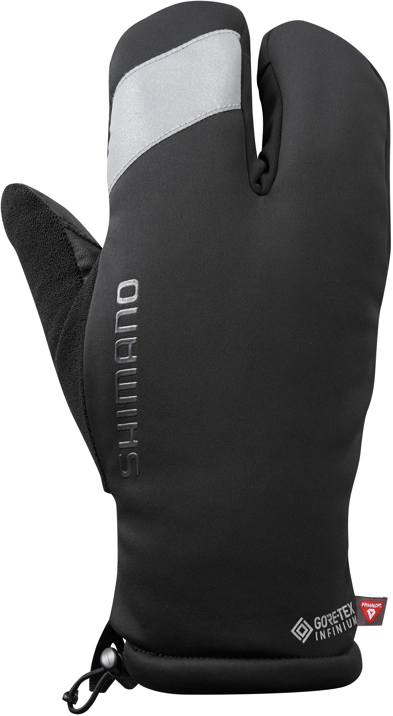 Rukavice Shimano Infinium Primaloft 2x2 Barva: černá, Velikost: M