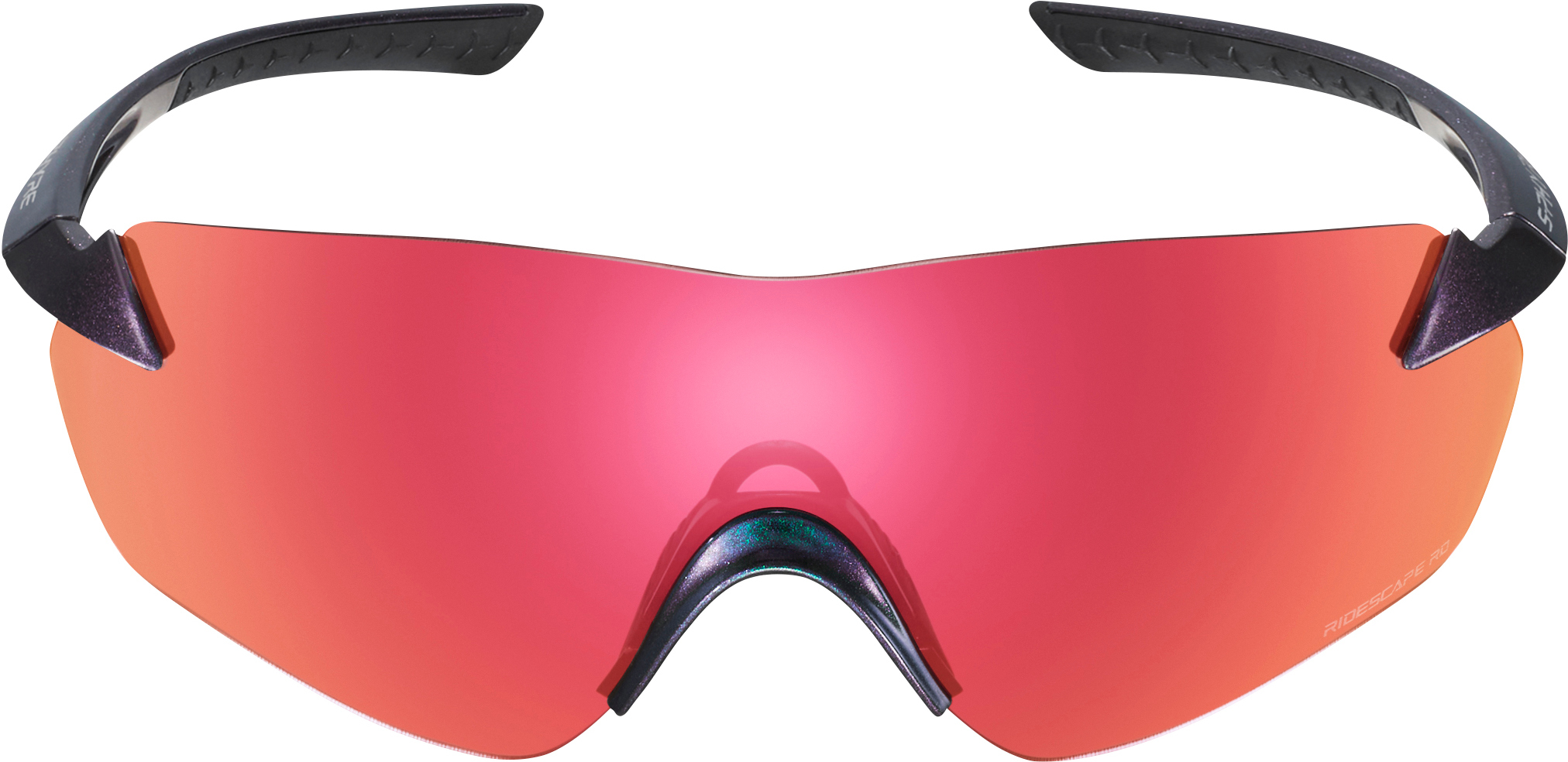 Cyklistické brýle Shimano S-PHYRE ridescape road Barva: černá / červená, Velikost: UNI
