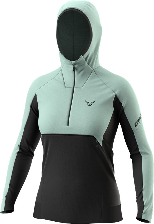 Bunda Dynafit Tigard Alpha Direct Anorak W jadelite 24/25 Barva: černá / mintová, Velikost: L
