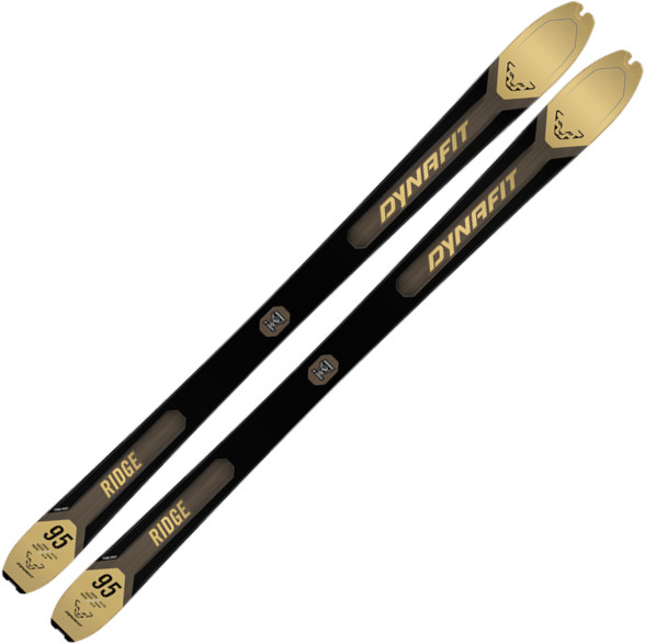 Lyže Dynafit Ridge 95 black out gold 25/26 Barva: černá / zlatá, Délka: 168 cm