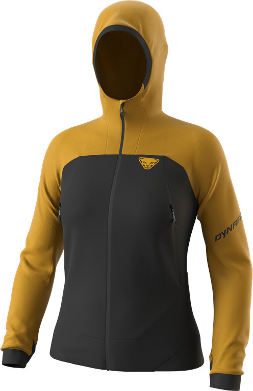 Mikina Dynafit Ridge Thermal Hoody W tobacco 24/25 Barva: černá / zlatá, Velikost: L