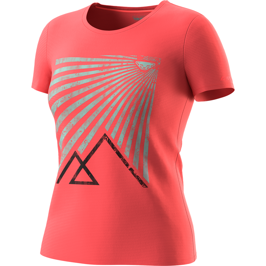 Triko Dynafit Transalper Graphic S/S Tee W cabana 2025 Barva: korálová, Velikost: S