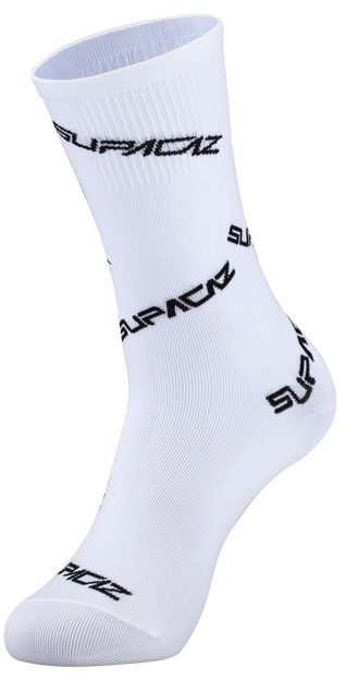 Supacaz Ponožky SupaSox Twisted white/black Barva: bílá / černá, Velikost: M