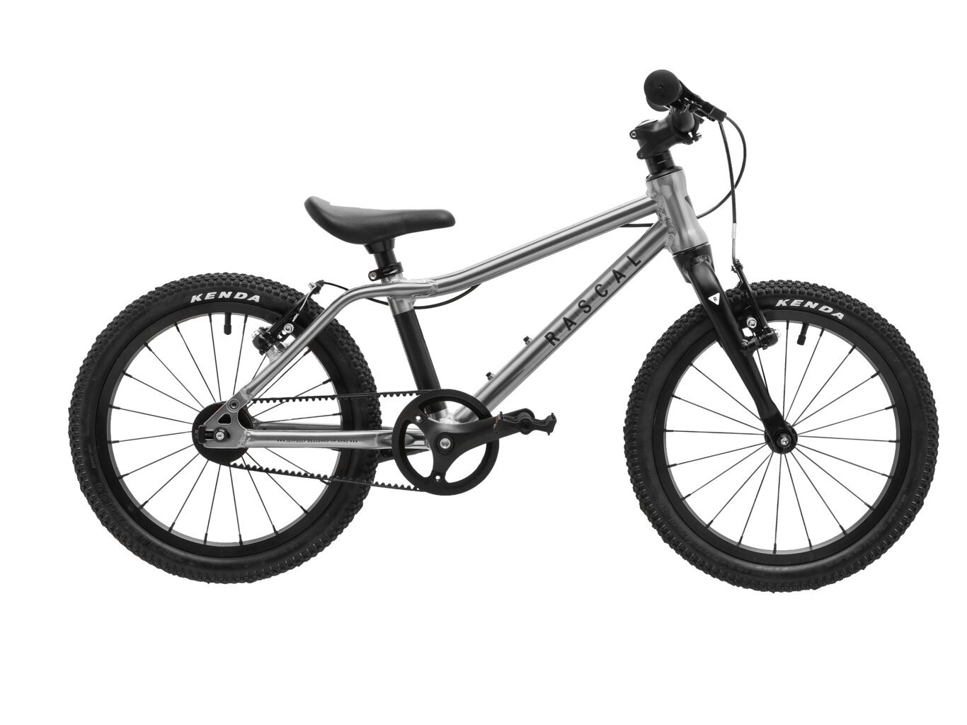Dětské kolo Rascal 16 Titanium (stříbrná) Barva: stříbrná