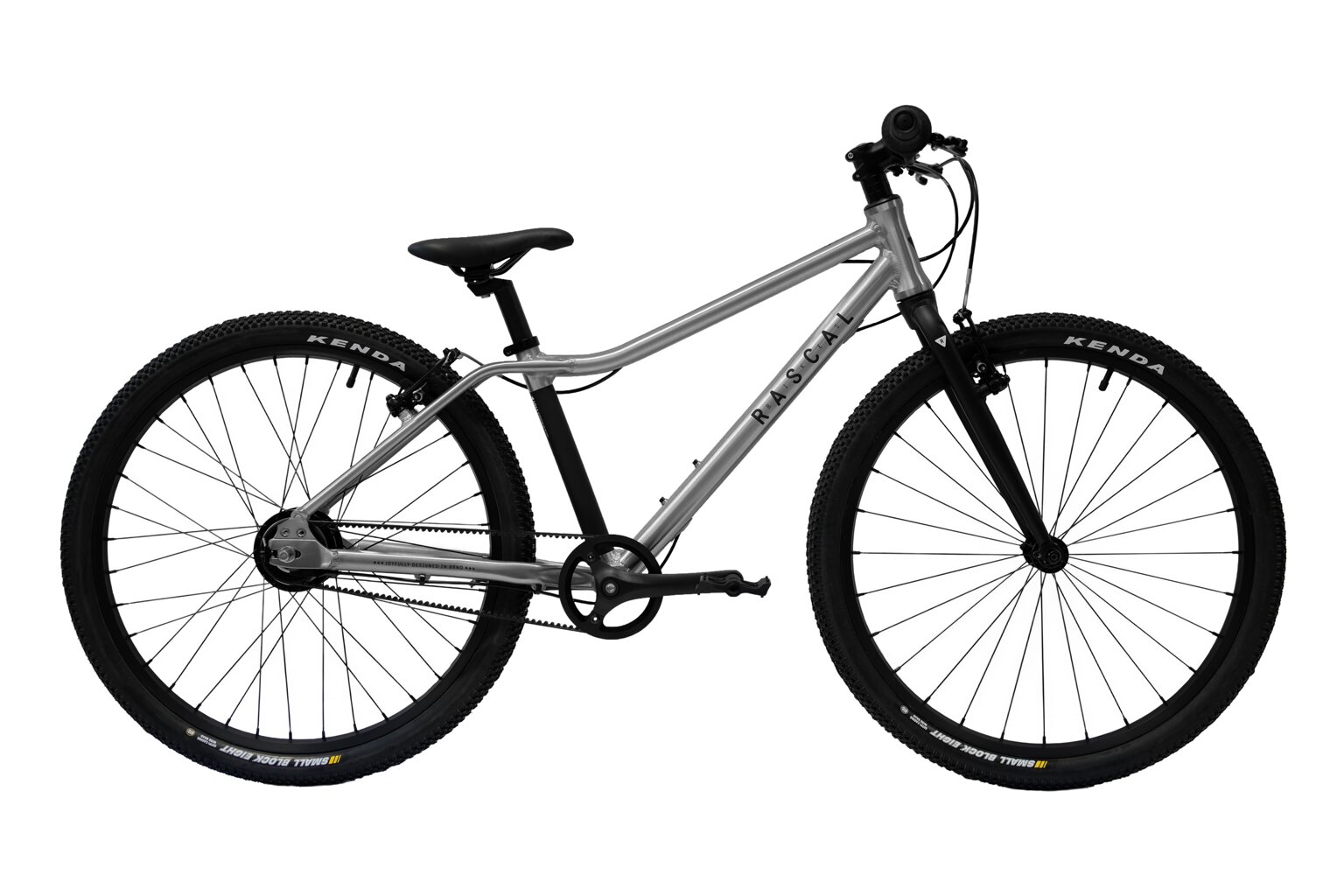 Dětské kolo Rascal 24 Titanium (stříbrná) Barva: stříbrná