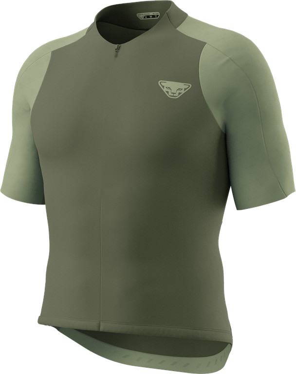 Dres Dynafit Ride Light SS 1/2 zip thyme 2025 Barva: zelená, Velikost: M