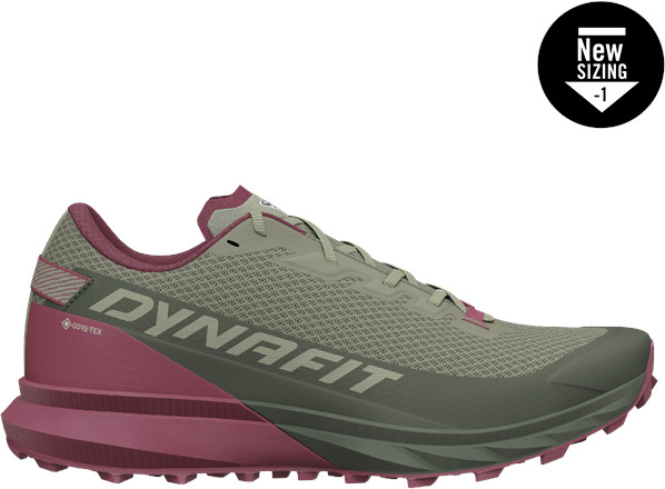 Běžecké boty Dynafit Ultra GTX W thyme/yerba 25/26 Barva: zelená / vínová, Velikost EU: 38,5