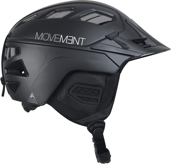 Přilba Movement 3Tech Freeride black/grey Barva: černá / šedá, Velikost: L