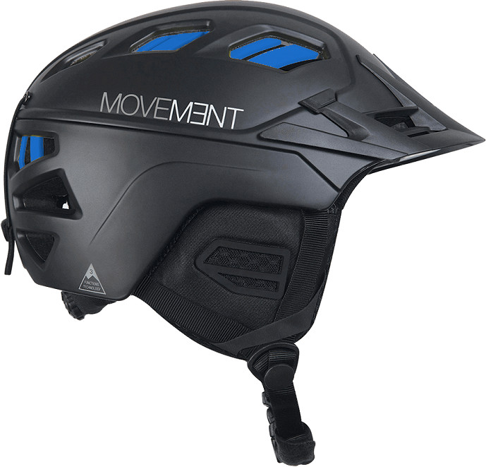 Přilba Movement 3Tech Freeride black/blue Barva: černá / modrá, Velikost: L