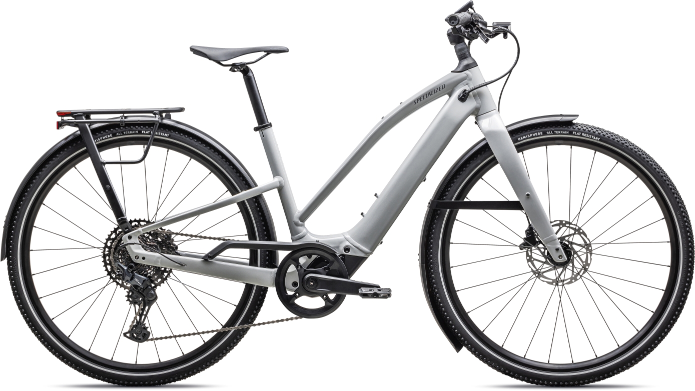 Specialized Turbo Vado SL 2 5.0 Step-Through EQ gloss dove gray/cool grey frost 2026 Barva: šedá, Velikost: M