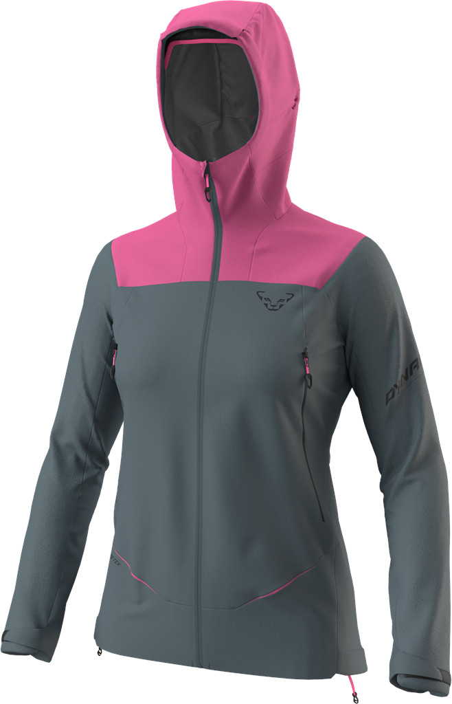 Bunda Dynafit Ridge GTX W magenta 25/26 Barva: šedá / růžová, Velikost: M