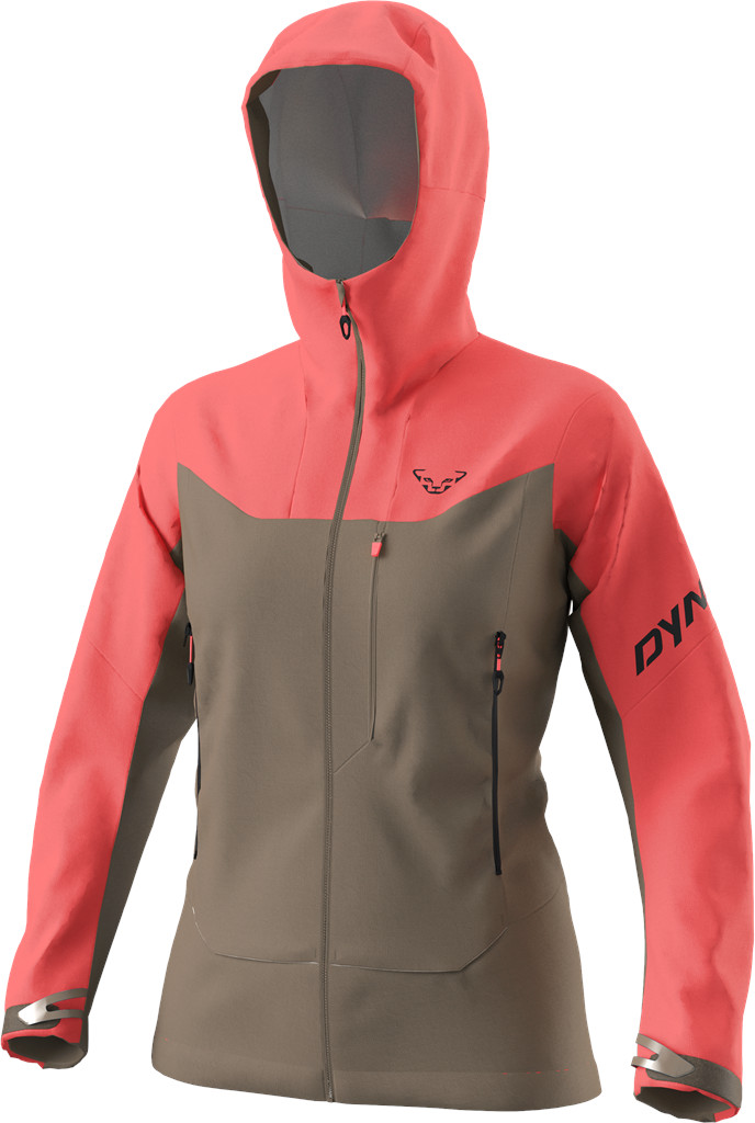 Bunda Dynafit Radical Softshell W cabana 25/26 Barva: khaki / korálová, Velikost: M