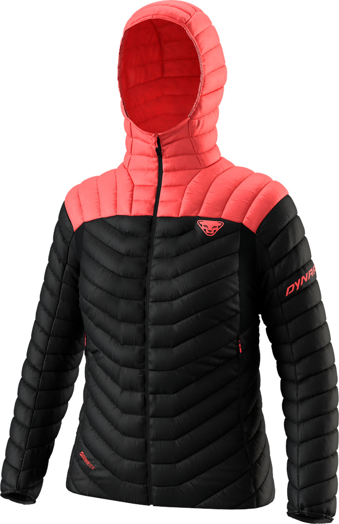 Bunda Dynafit Ridge Ultralight DWN W cabana 25/26 Barva: černá / korálová, Velikost: S