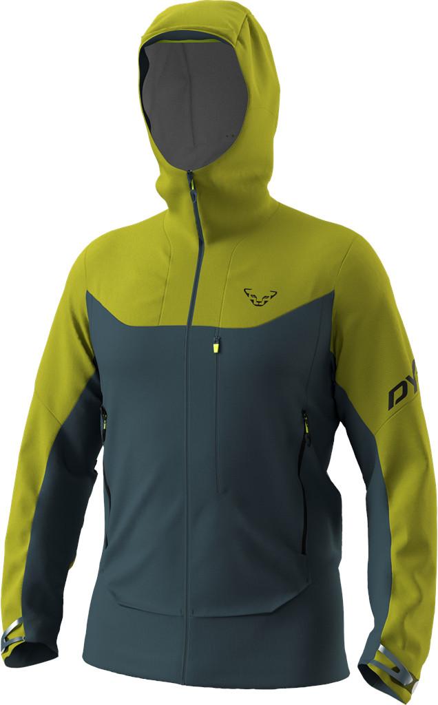 Bunda Dynafit Radical Softshell golden lime 25/26 Barva: šedá / limetková, Velikost: M