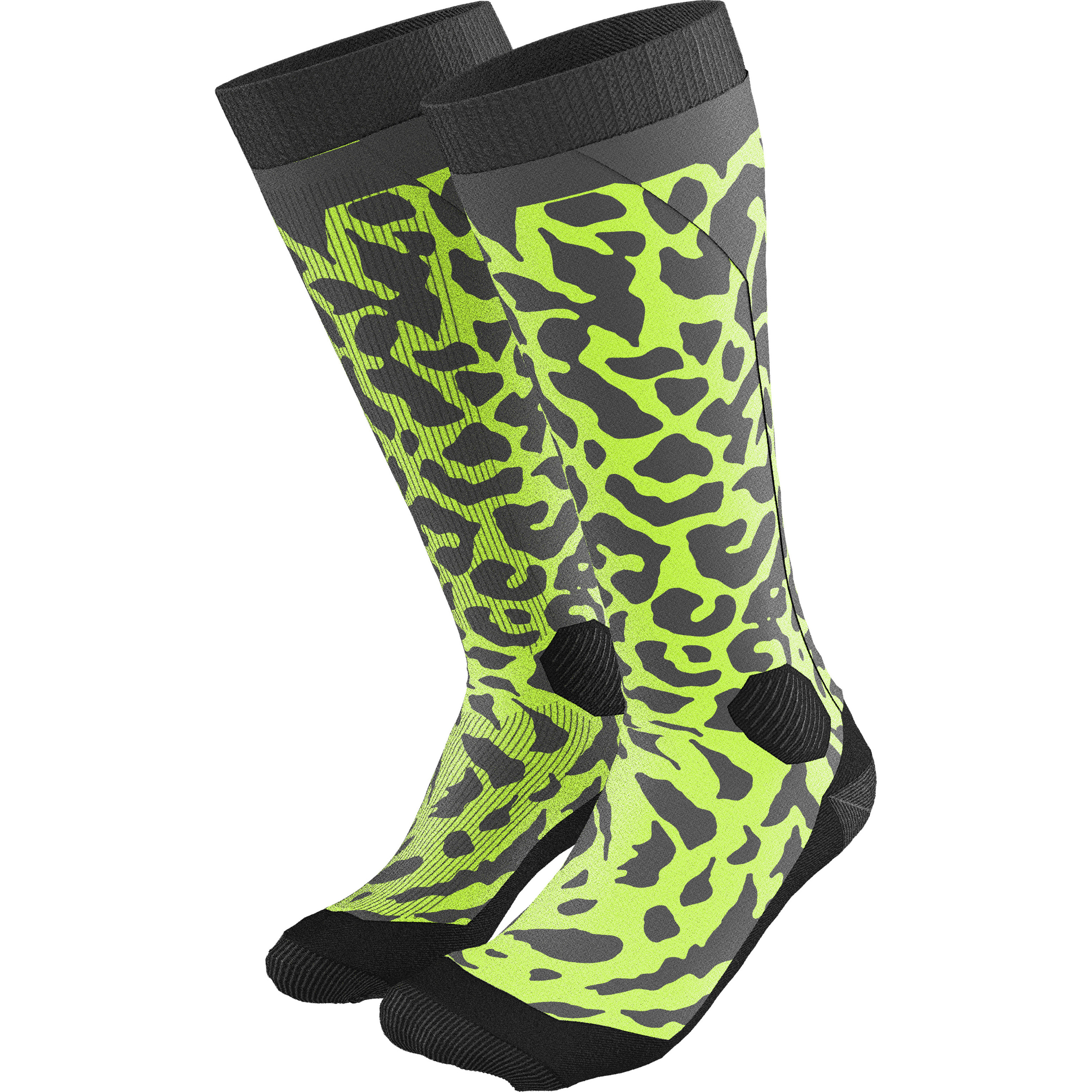 Ponožky Dynafit FT Graphic ultra yellow 25/26 Barva: žlutá / šedá, Velikost EU: 39-42