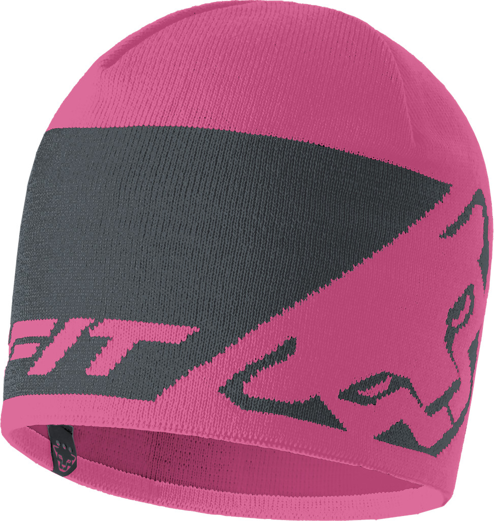 Čepice Dynafit Leopard Logo Beanie magenta 25/26 Barva: růžová / šedá, Velikost: UNI