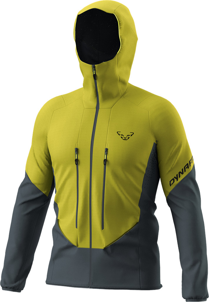 Bunda Dynafit Blacklight Softshell golden lime 25/26 Barva: limetková / šedá, Velikost: M