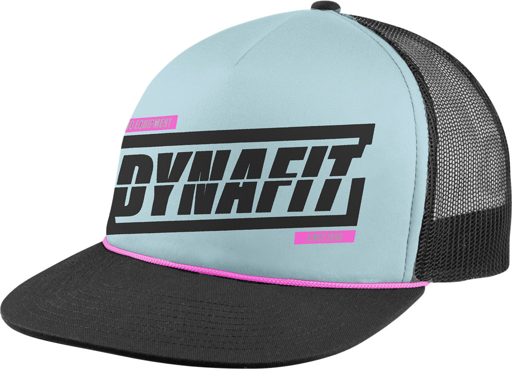 Dynafit Graphic Trucker Cap cloud blue/TABLOID 2026 Barva: modrá, Velikost: UNI
