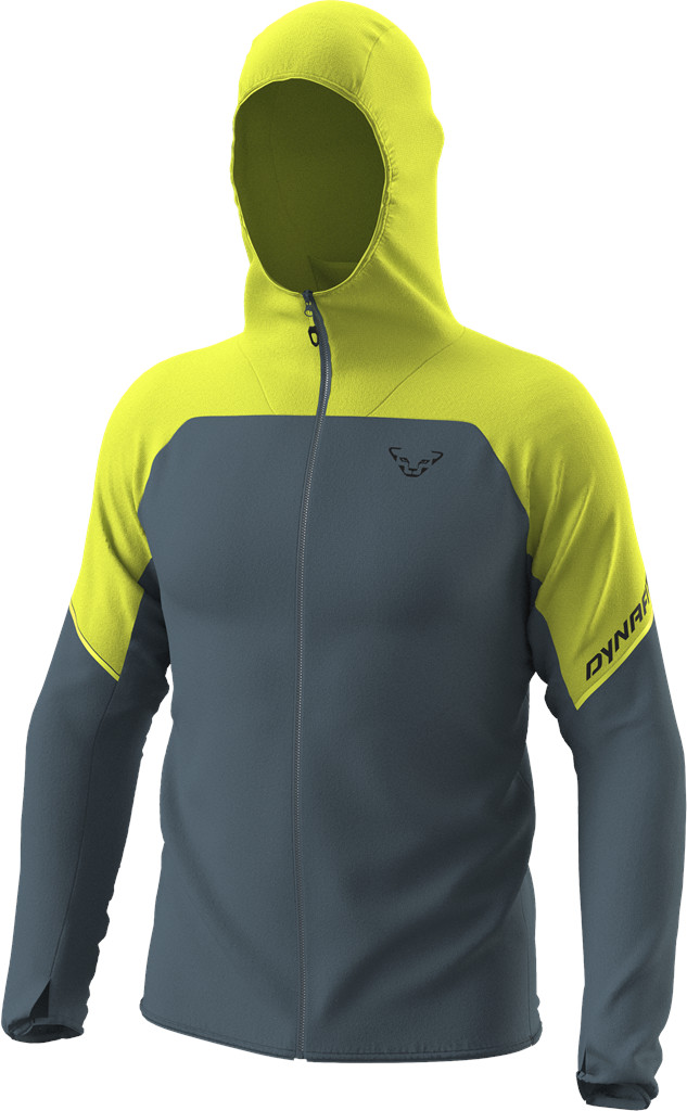 Bunda Dynafit Alpine Wind ultra yellow 2026 Barva: šedá / limetková, Velikost: S