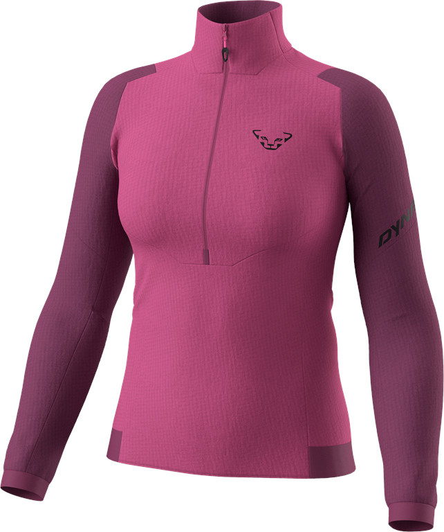 Mikina Dynafit Blacklight Thermal 1/2 Zip W amaranth 25/26 Barva: růžová, Velikost: L
