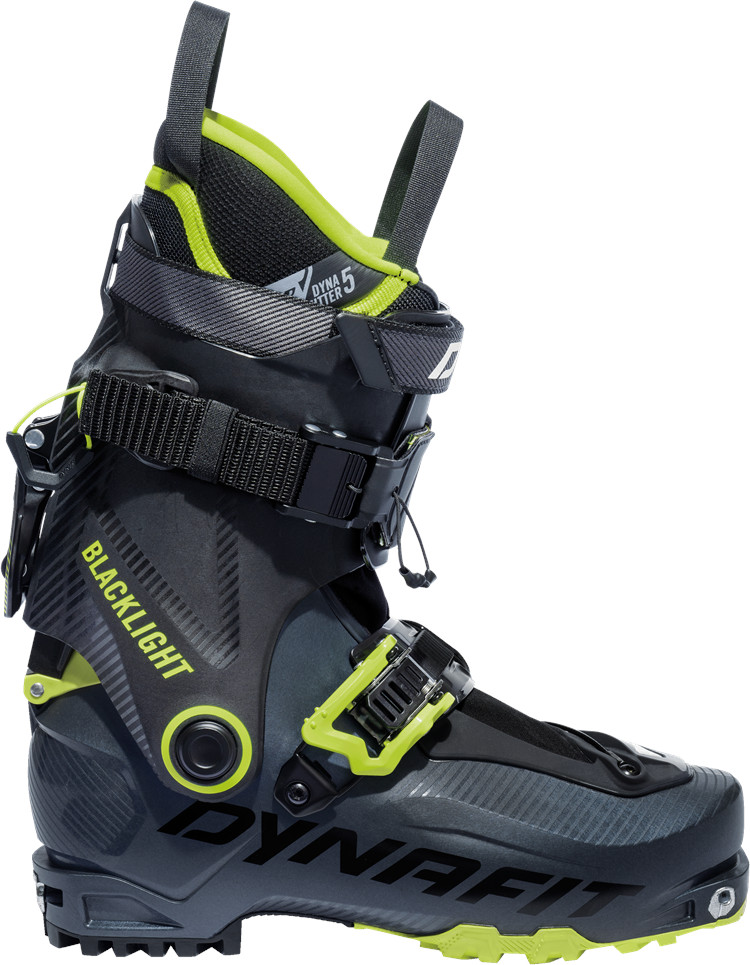 Skialpové boty Dynafit Blacklight cinder/fluo yellow 25/26 Barva: šedá / žlutá, Velikost - Mondo: 28,0