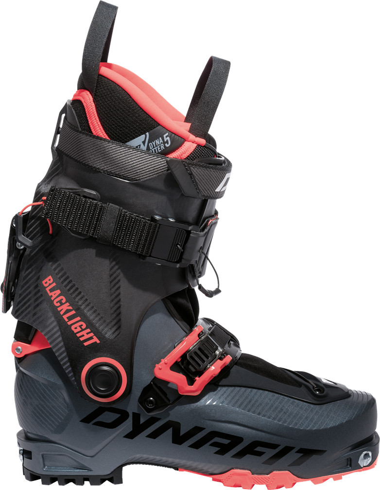 Skialpové boty Dynafit Blacklight W cinder/fluo coral 25/26 Barva: šedá / korálová, Velikost - Mondo: 26,0