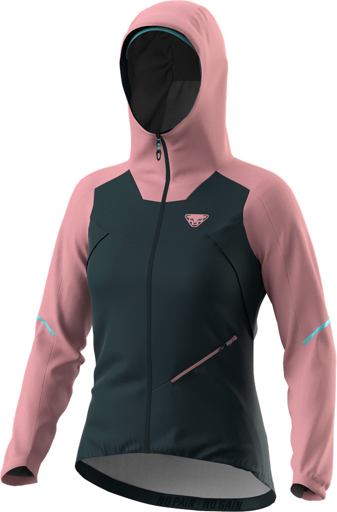 Bunda Dynafit Ride 3L W mokarosa 2025 Barva: modrá / starorůžová, Velikost: S