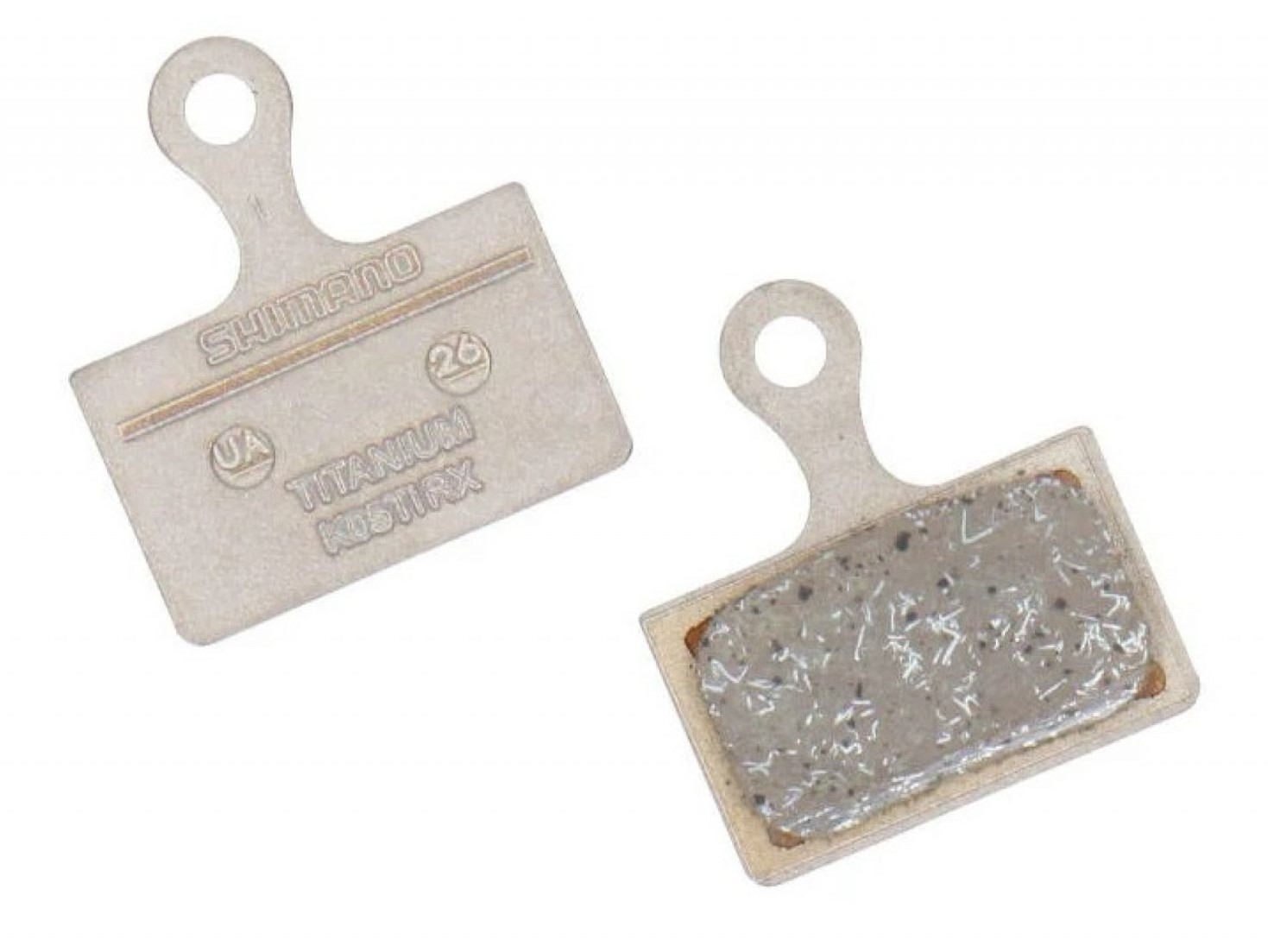 Brzdové destičky Shimano K05Ti-RX polymerové bez chladiče