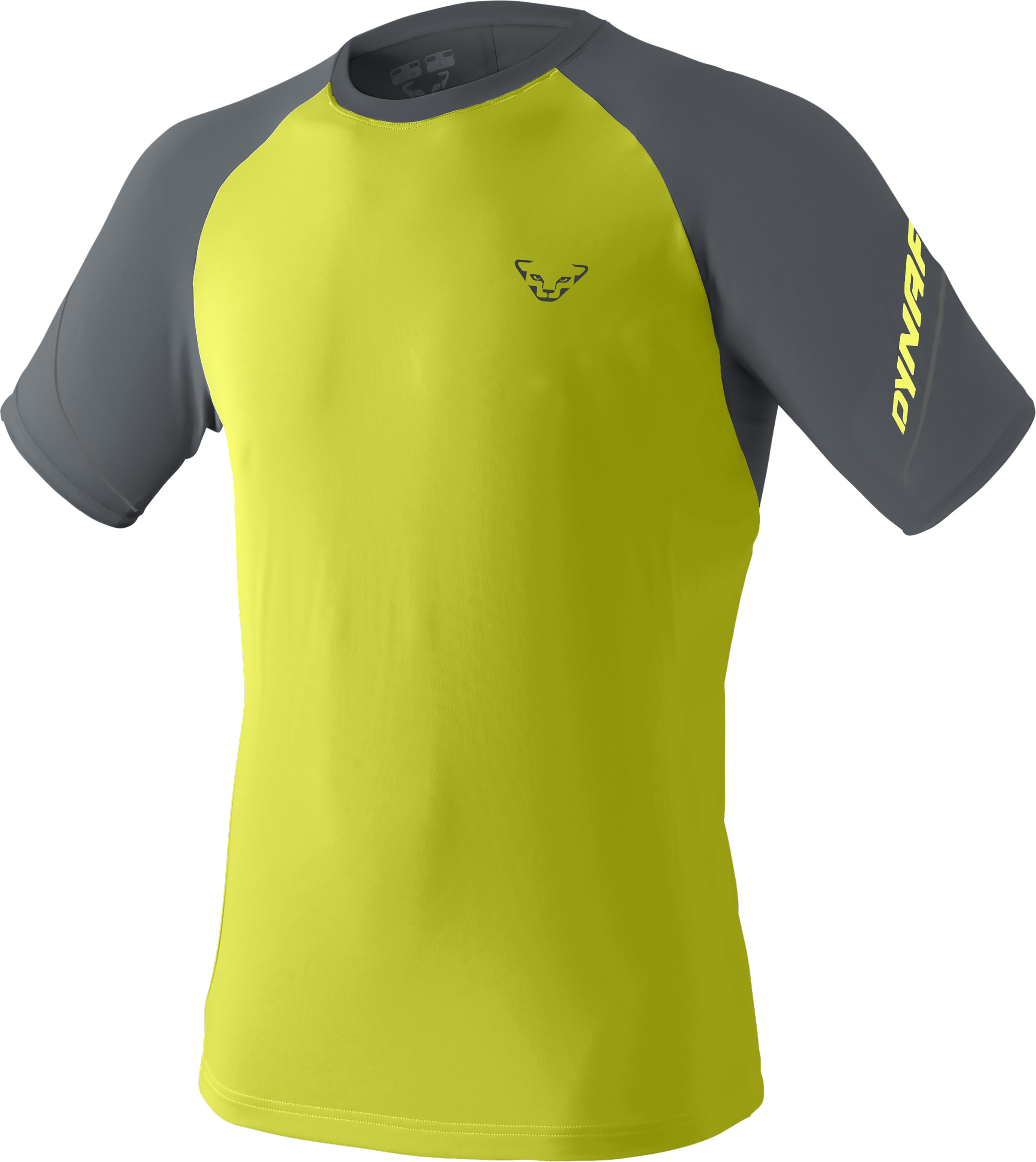 Triko Dynafit Alpine Pro SS TEE ultra yellow/5A32 2026 Barva: žlutá / šedá, Velikost: XL