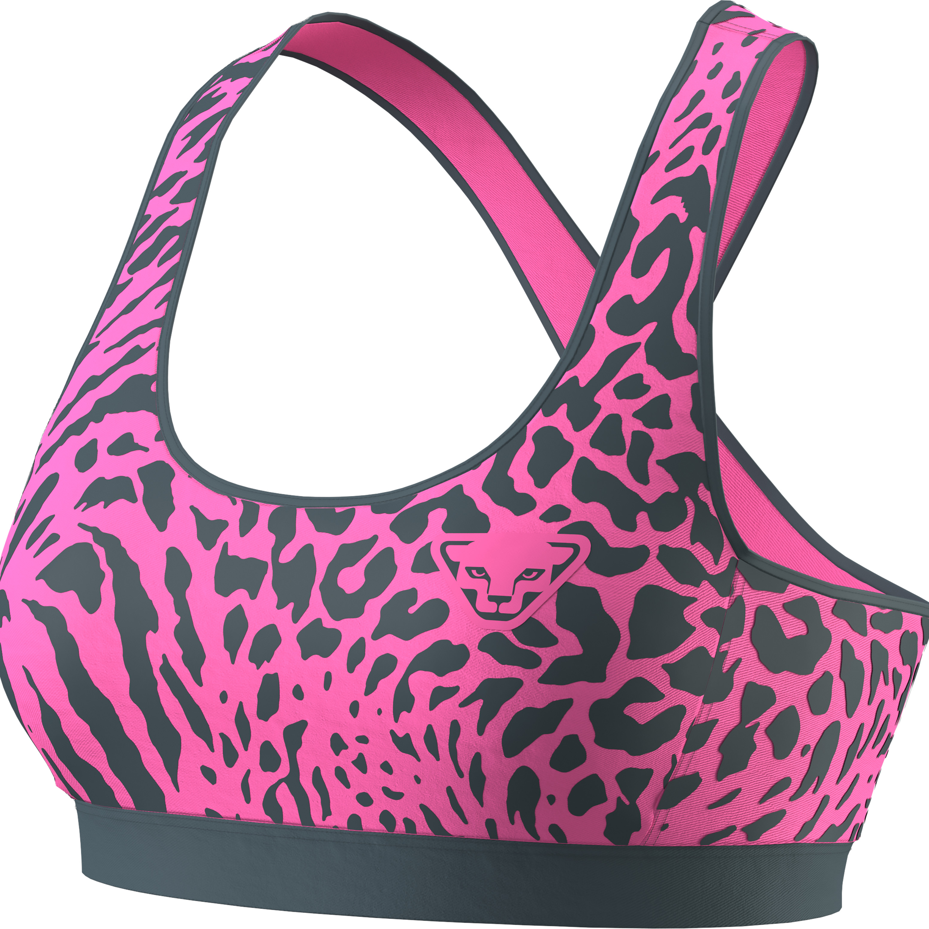 Podprsenka Dynafit Alpine Graphic Bra W pink glo 2026 Barva: růžová / šedá, Velikost: L