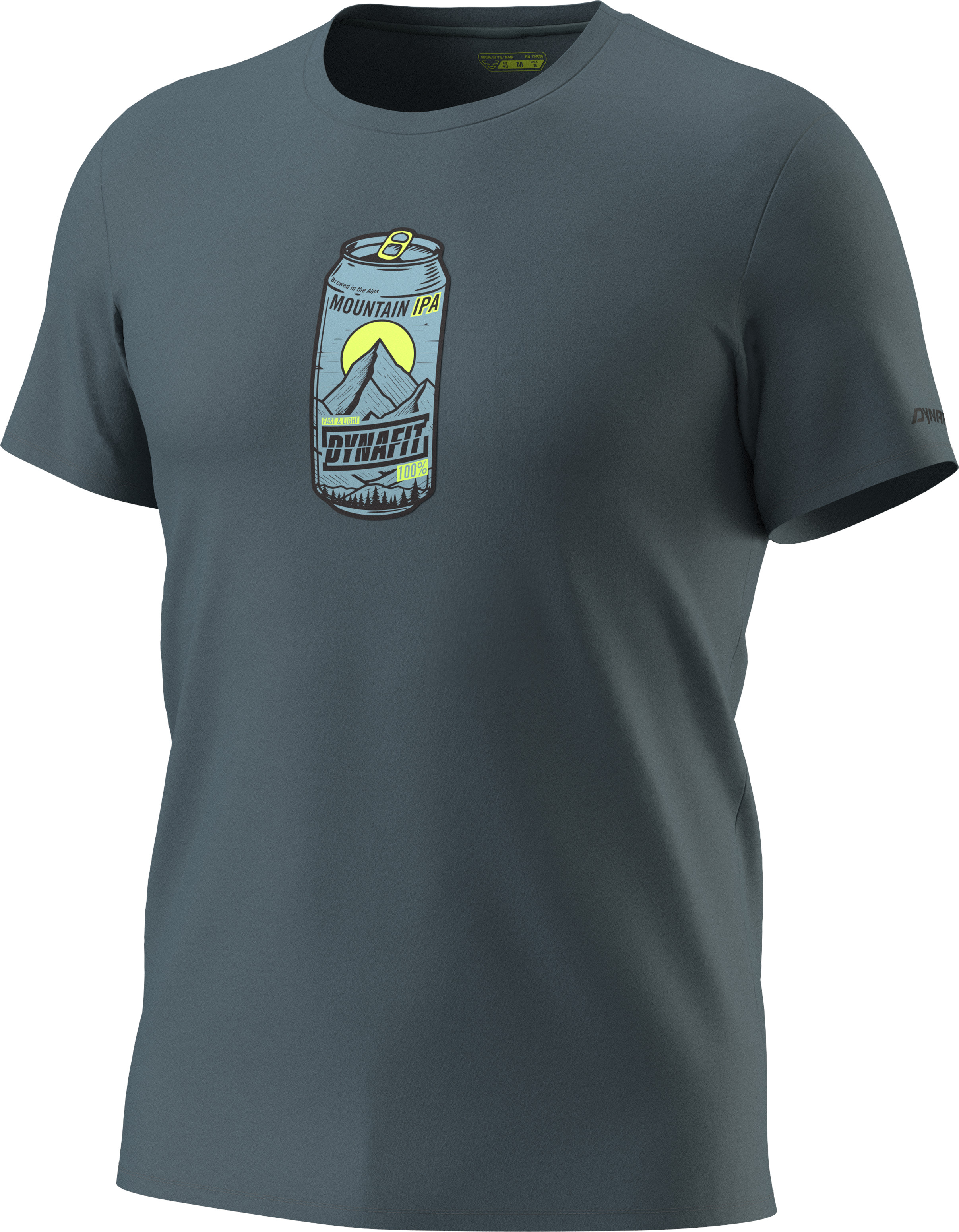 Triko Dynafit Graphic Cotton S/S TEE cinder/beer can 2026 Barva: šedá, Velikost: L