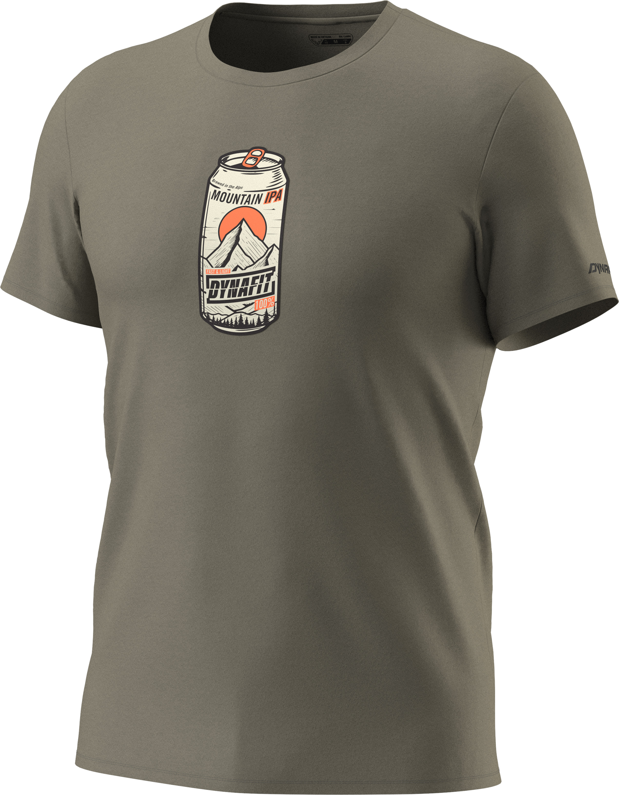 Triko Dynafit Graphic Cotton S/S TEE fallen rock/beer can 2026 Barva: khaki, Velikost: L