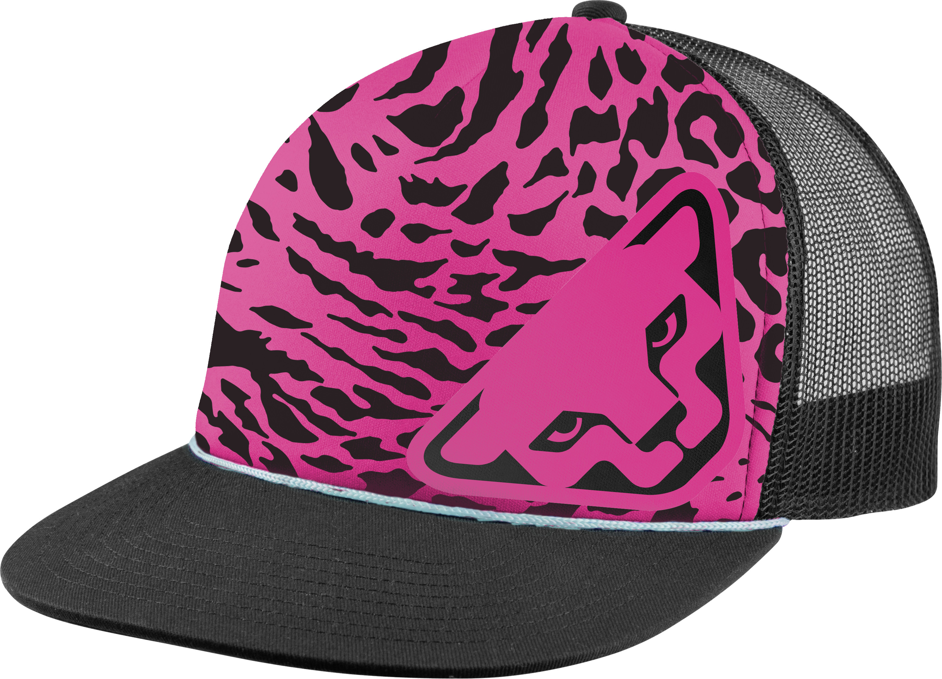 Dynafit Graphic Trucker Cap pink glo/LEO 2026 Barva: růžová / černá, Velikost: UNI