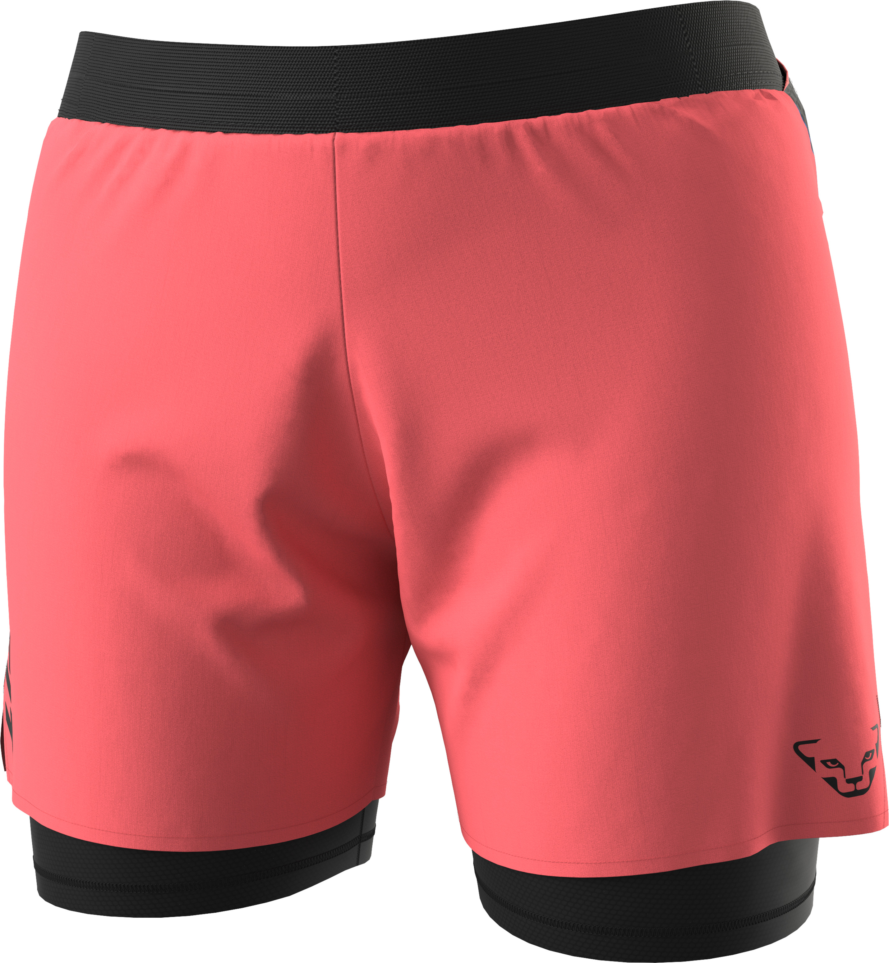 Kraťasy Dynafit Alpine PRO 2/1 W cabana 2026 Barva: korálová / černá, Velikost: XS