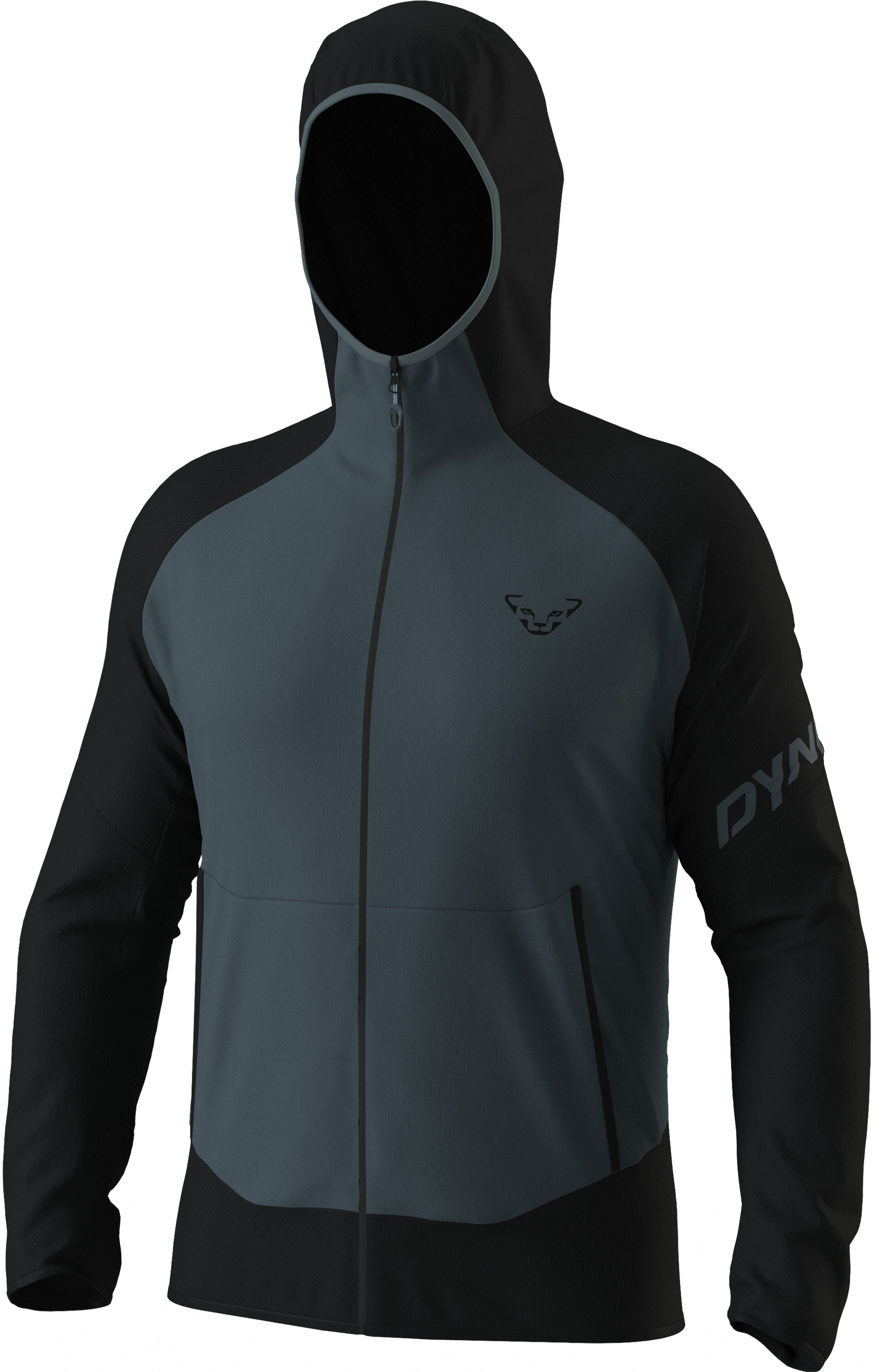 Mikina Dynafit Transalper Light PTC Hoody black out/cinder 2026 Barva: šedá / černá, Velikost: L