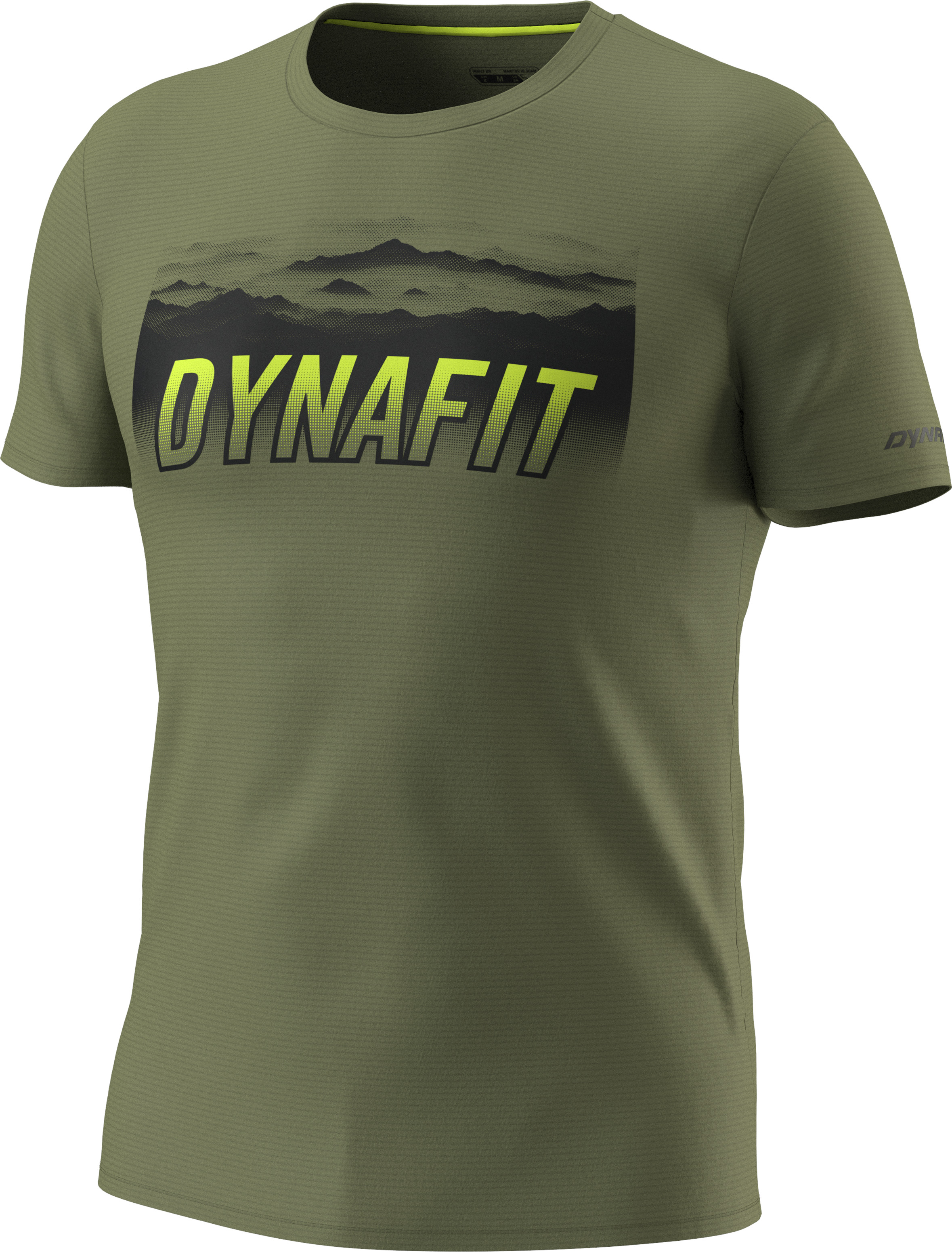 Triko Dynafit Transalper Graphic S/S Tee military green 2026 Barva: zelená, Velikost: XL