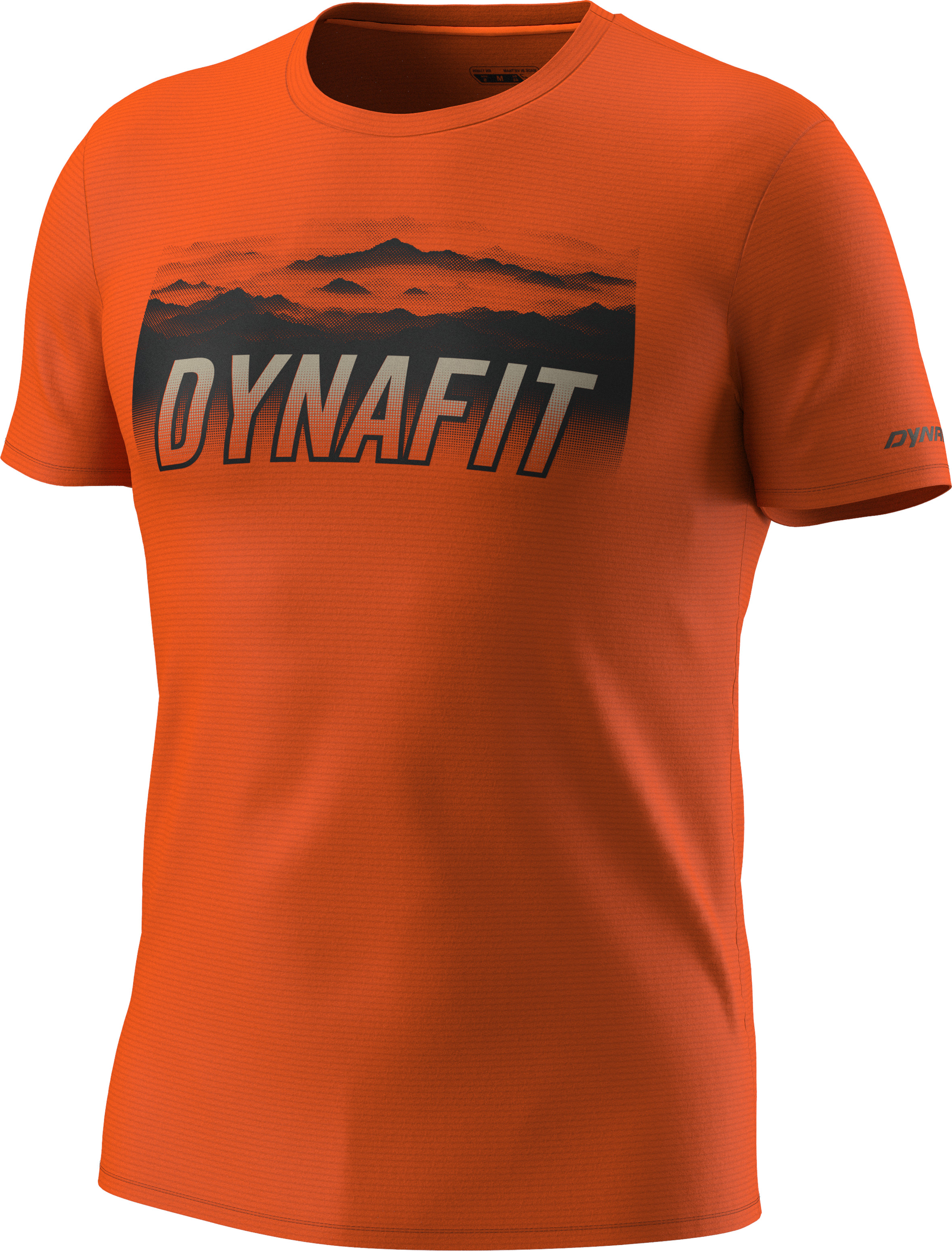 Triko Dynafit Transalper Graphic S/S Tee alabama 2026 Barva: oranžová, Velikost: L