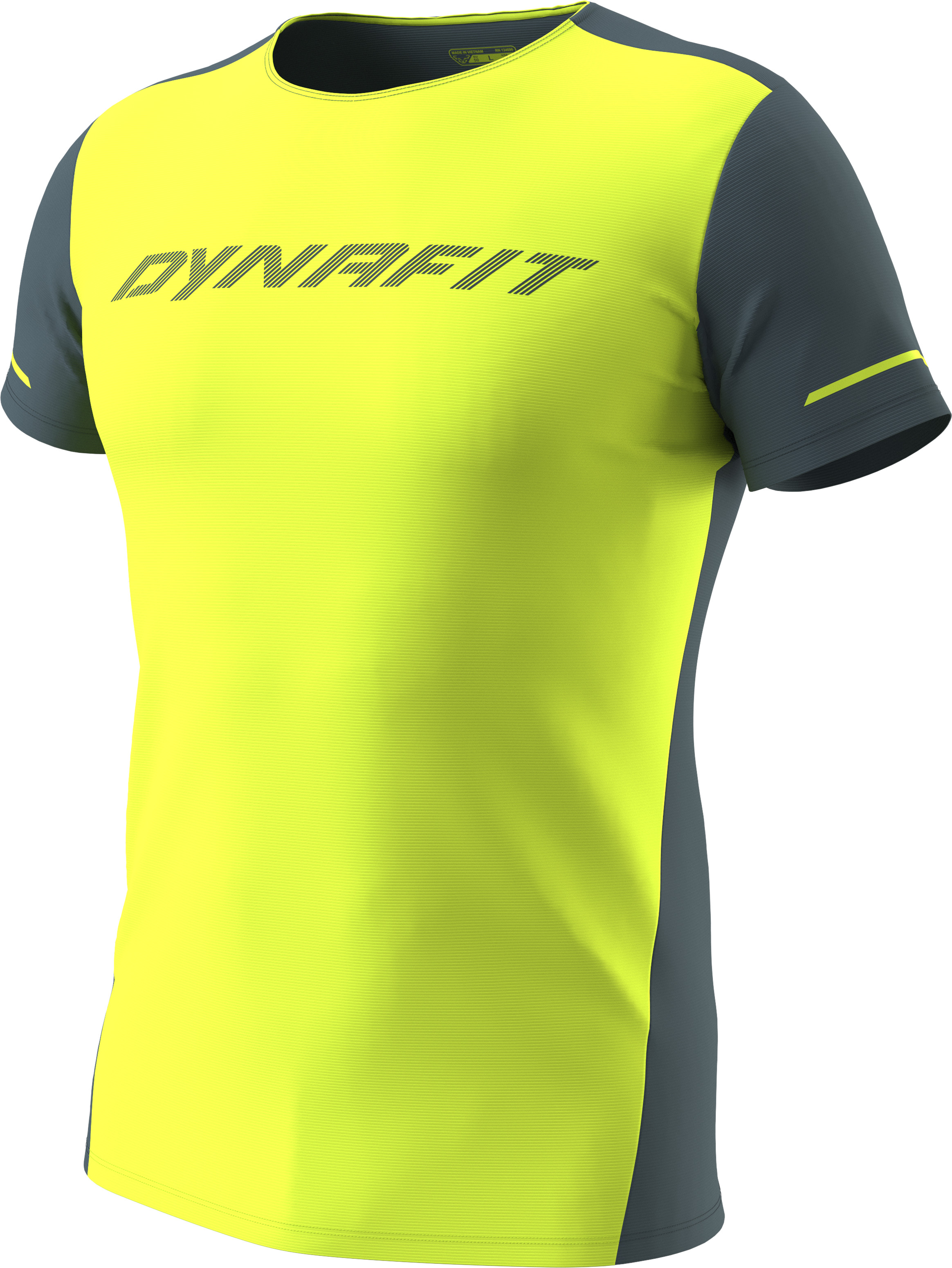 Triko Dynafit Alpine 2 S/S Tee ultra yellow 2026 Barva: žlutá / šedá, Velikost: XXL