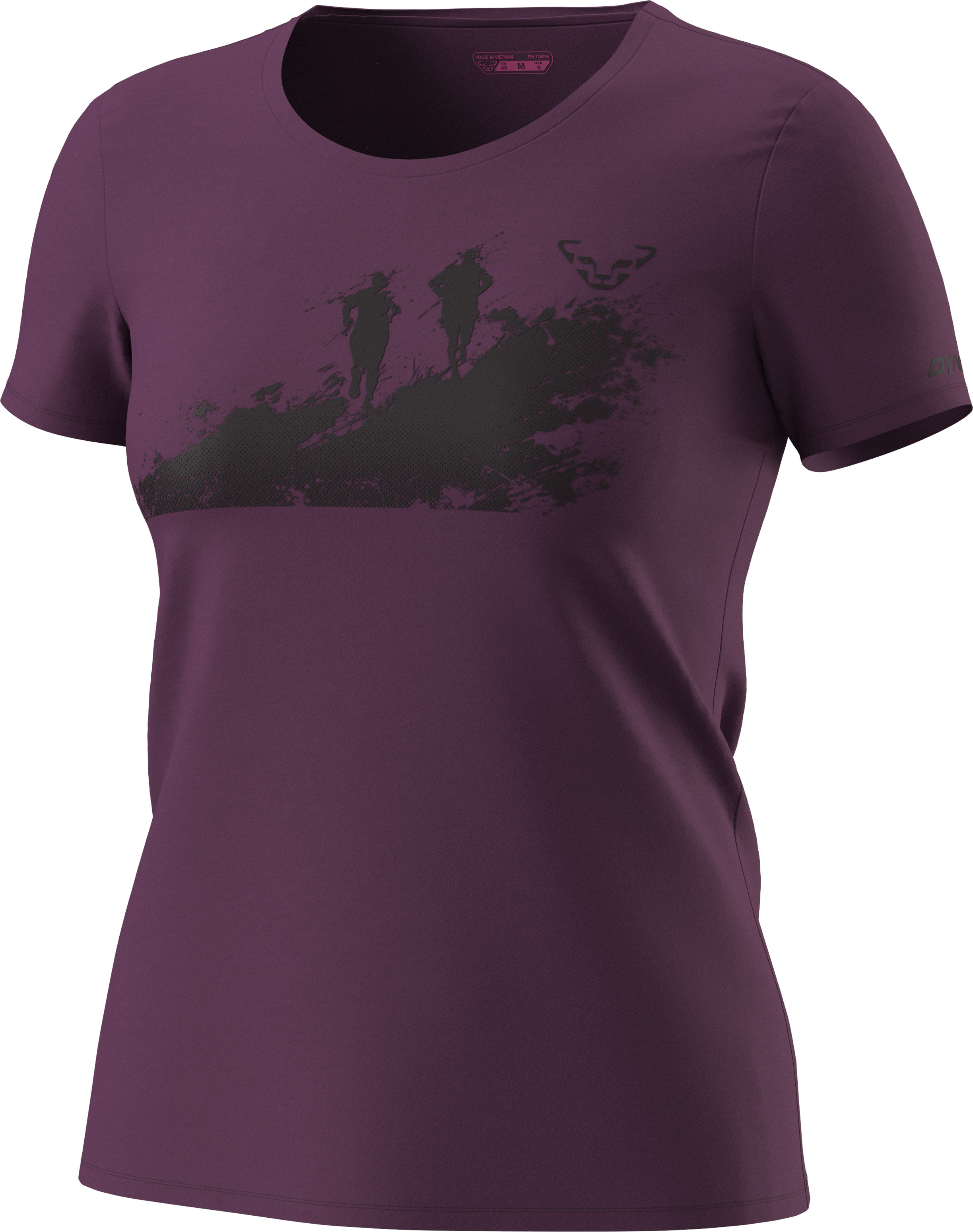 Triko Dynafit Graphic Cotton W S/S Tee amaranth/runeers 2026 Barva: fialová, Velikost: M