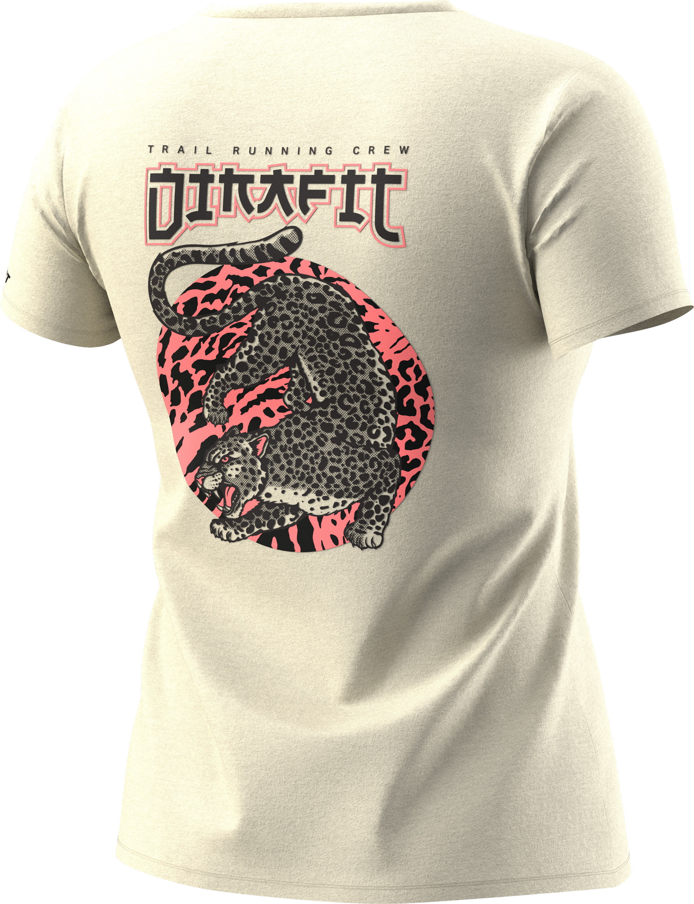 Triko Dynafit 24/7 Graphic W overcast/trail crew leo 2026 Barva: krémová, Velikost: XS