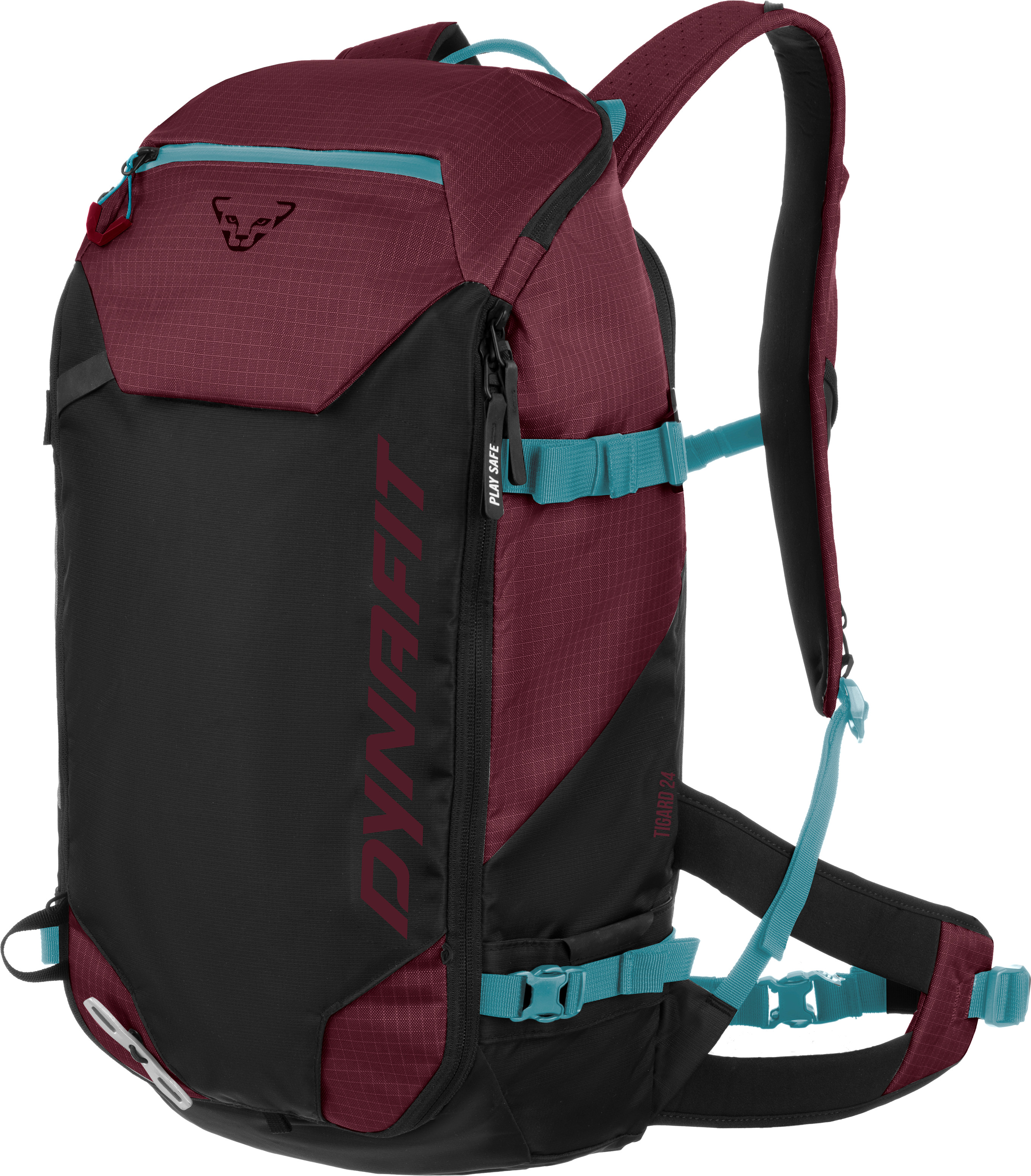 Skialpový batoh Dynafit Tigard 24 burgundy/black out 24/25 Barva: vínová / černá, Velikost: UNI