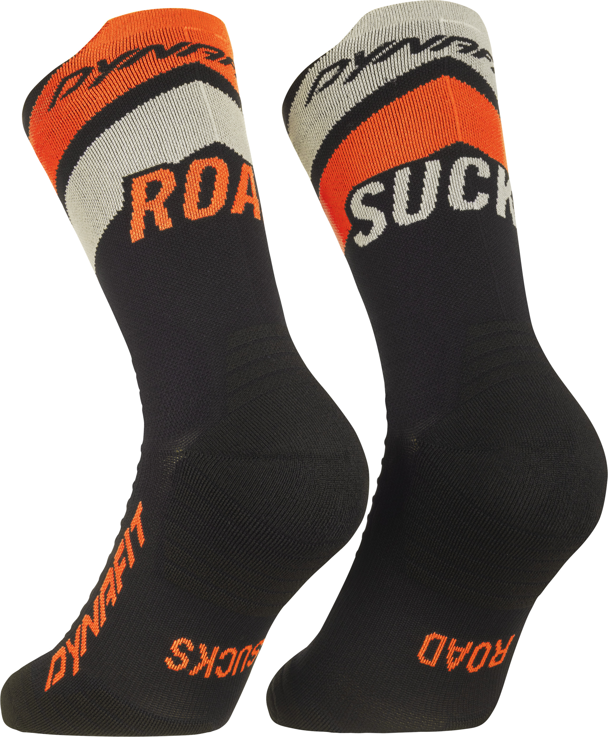Ponožky Dynafit Ultra Crew black out/ultra orange 2026 Barva: oranžová / černá, Velikost: 43-46