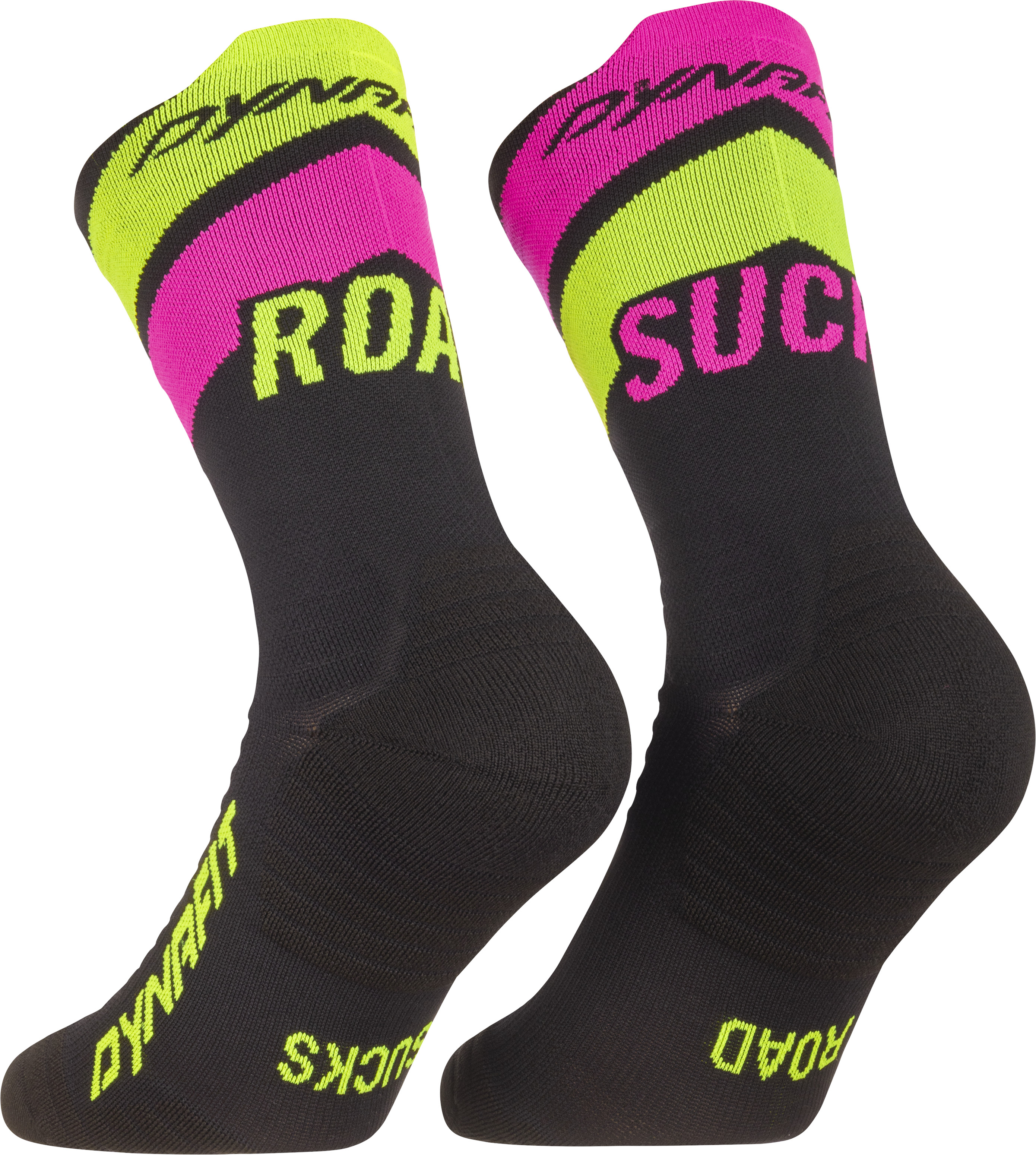 Ponožky Dynafit Ultra Crew black out/ultra yellow 2026 Barva: žlutá / černá, Velikost: 39-42